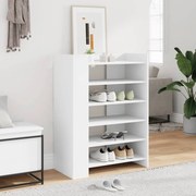 vidaXL Sapateira 74,5x37,5x100 cm derivados de madeira branco