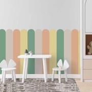 Papel de parede autoadesivo em tecido Arco - Warm Terracotta (cor quente e terrosa para o estilo boho)