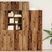 Armário Slim vidaXL Madeira Antiga 30x42,5x225 cm Madeira Engenharia