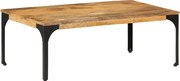 vidaXL Mesa de centro 100x55x35 cm madeira de mangueira maciça