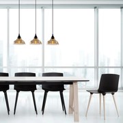 Chandelier Dilberay – Preto – 72 x 72 cm