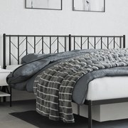 Cabeceira de cama 200 cm metal preto