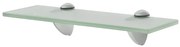 vidaXL Prateleira flutuante vidro 30x20 cm 8 mm