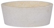Lavatório Ø40x15 mármore cor creme