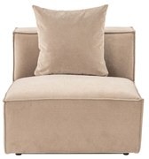 Sofá de 1 Lugar Sora – Cappuccino – 80 cm x 65 cm x 95 cm