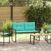 vidaXL Banco de Camada de Madeira Liso Turquesa 114 x 55 x 77 cm