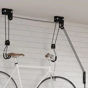 vidaXL Guincho de bicicleta com suporte de teto 57 kg