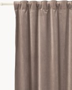 Cortina opaca em veludo Rush, L 270 cm