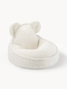 Pufe em teddy para crianças Bear