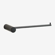 Toalheiro De Parede Com Barra Para Banheiro Em Aço Inoxidável (↔︎20 Cm) Devon Preto - Sklum