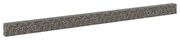 vidaXL Muro gabião com tampas aço galvanizado 900x30x50 cm