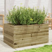 vidaXL Vaso/floreira jardim 90x60x45,5 cm madeira de pinho impregnada