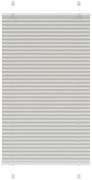 vidaXL Cinzento Luz Plissada Cega 80x100 cm Largura Tecido 79,4 cm