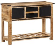 vidaXL Mesa consola 100x35x75 cm madeira de mangueira maciça