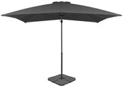 Guarda-sol de jardim com base portátil antracite