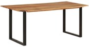 vidaXL Mesa de jantar 180x90x76 cm madeira de acácia maciça