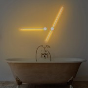 Candeeiro de Parede Sword – Ouro – 91 cm x 10 cm x 7 cm