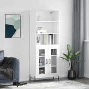 vidaXL Armário alto 69,5x34x180 cm derivados de madeira branco