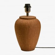 Base De Abajur De Mesa Verena Em Terracota Argila - Sklum