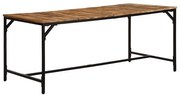 vidaXL Mesa de jantar 180x90x75 cm madeira de mangueira maciça