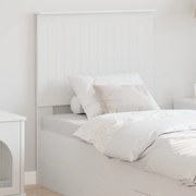 vidaXL Cabeceira com cabeceira Branco 75 cm Madeira processada