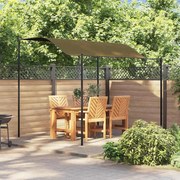 vidaXL Toldo 3x2,4 m 180 g/m² cinzento-acastanhado