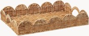 Tabuleiro decorativo em vime artesanal Classic