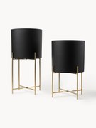 Vasos em metal Mina, conjunto de 2