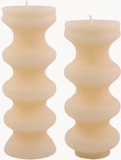 Velas artesanais Mura, conjunto de 2