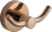 Mexen Remo gancho duplo para toalha, ouro rosa - 70507352-60