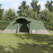 Tenda Familiar vidaXL com Janelas Domus Verde para 6 Pessoas à Prova d'Água