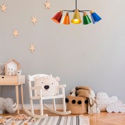 Chandelier Manavgat – Multicolor – Diâmetro: 58 cm, Altura: 68 cm