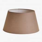 Abajur De Tecido Monaco Moka Brown & Ø40 Cm - Sklum