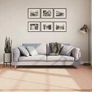Tapete pelo curto macio e lavável HUARTE 200x200 cm rosa-pálido
