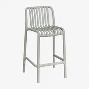 Banco De Bar Empilhável De Polipropileno Wendell Verde Cáqui & ↑65 Cm - Sklum