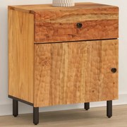 vidaXL Mesa de cabeceira 50x33x60 cm madeira de acácia maciça