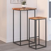 vidaXL Tampo de mesa retangular borda viva 40x40x2,5 cm acácia maciça