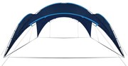 Tenda para festas arqueada 450x450x265 cm azul-escuro