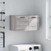 vidaXL Armário parede 60x36,5x35 cm derivados de madeira cinza sonoma