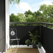 Tela de varanda 300x90 cm vime PE preto