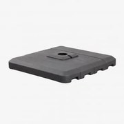 Pé De Guarda-sol Quadrado 100x100 Cm Pietra Cinza Grafito - Sklum