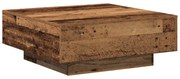 vidaXL Mesa de centro Madeira Antiga 80 x 80 x 31 cm