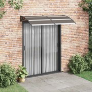 vidaXL Toldo de porta 200x100 cm PC preto