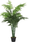 vidaXL Palmeira artificial 18 folhas 80 cm verde