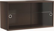 Vitrine com portas de vidro deslizantes String System, L 78 x P 30 cm