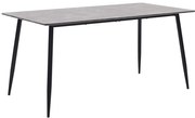 vidaXL Mesa de jantar 140x70x75 cm MDF cinzento