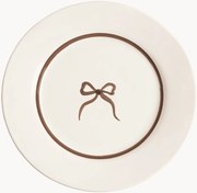 Prato de pequeno-almoço pintado à mão Bow