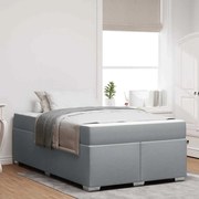 vidaXL Estrutura da Cama Outros Cinzento-claro 120 x 190 cm tecido