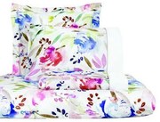 Jogo de lençóis estampados 100% algodão percal 200 fios - Watercolor  LASA HOME: 1 lençol superior 240 x 290 cm+ 1 lençol de baixo  240 x 290 cm + 2 fronhas almofada 50x70 cm