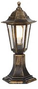 Candeeiro de exterior dourado antigo 42 cm IP44 - New Haven Clássico / Antigo